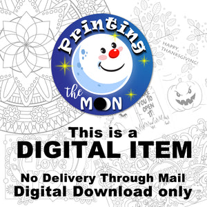 HAPPY HOLIDAYS GIFT BOX - DIY Gift for everybody! - Instant Download - PDF - Digital file -Instant Download-