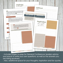 GENERAL CONFERENCE Journal, General Conference Notebook and Study Guide, General Conference Packet - Printed version
