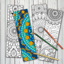 MANDALA BOOKMARKS Color-In Bookmarks - Happy Everyday's Day - PDF file - Instant Download