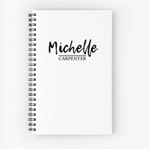 PERSONALIZED JOURNAL, NOTEBOOK - Your Initial, Monogram, & Name- Diary Journal - A5 size, Personalized Notebook