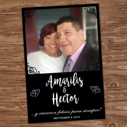 WEDDING WELCOME POSTER - One Picture Only - Different sizes - Digital file