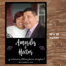 WEDDING WELCOME POSTER - One Picture Only - Different sizes - Digital file