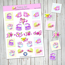 GIRLS ACCESSORIES STICKER SHEET - Scrapbook and Planner Sticker Set - Stickers