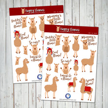 LLAMAS STICKER SHEET - Scrapbook and Planner Sticker Set - Stickers