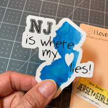 NEW JERSEY GIRLS STICKER SET - Scrapbook and Planner Sticker Set of 3 - Stickers