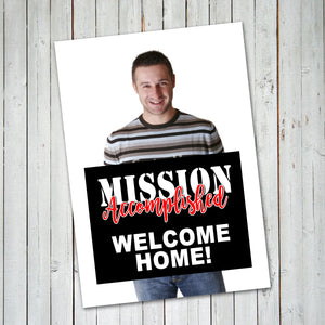 WELCOME HOME BANNER – LDS Missionary Welcome Banner -Digital file - Instant Download-