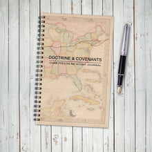 Doctrine And Covenants, Come Follow Me 2025, Study Guide, Scripture Study Journal, Pioneer Map Cover, LDS Study Guide, Gift, Printed Notebook