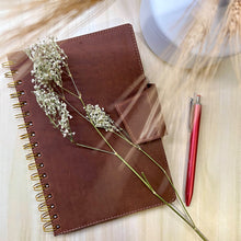 PAPER MOON™ 2024 LEATHER PLANNER - PLANNER ONLY - LEATHER + Golden Coil