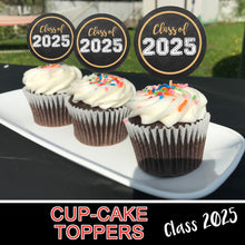 2025 GRADUATION  CUPCAKES TOPPERS - Party item - Digital file - Instant Download - Print it yourself