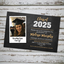 2025 GRADUATION INVITATION CARD - Announcement - Digital file - Print it Yourself