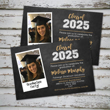 2025 GRADUATION INVITATION CARD - Announcement - Digital file - Print it Yourself