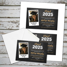 2025 GRADUATION INVITATION CARD - Announcement - Digital file - Print it Yourself