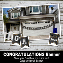 2025 GRADUATION CONGRATULATIONS BANNER – Digital file, Chalk - Instant Download-Printable