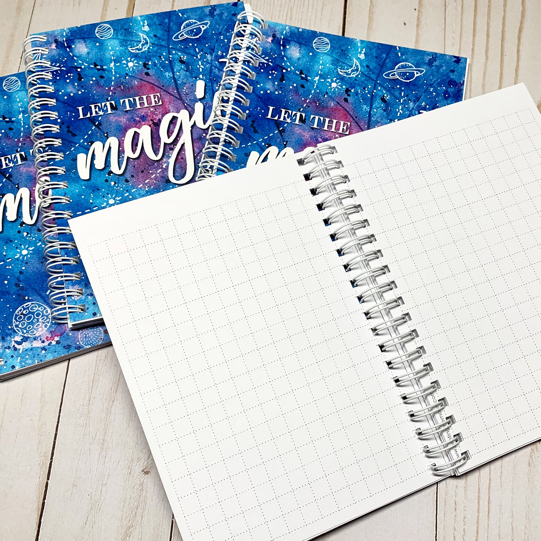 MAGIC NOTEBOOK Journal - Graph paper - Let the Magic Begin! - 5 x 7 in ...