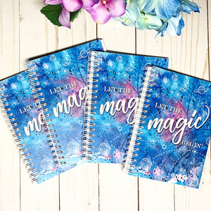 MAGIC NOTEBOOK Journal - Graph paper - Let the Magic Begin! - 5 x 7 inches