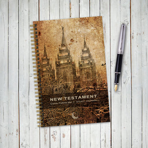 2023 Come, Follow Me NEW TESTAMENT STUDY JOURNAL - Scripture Study Journal -Printed Notebook - LDS Study Guide- Temple Inspiration cover