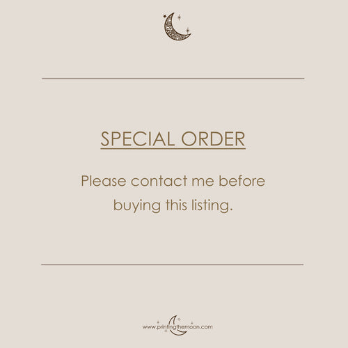 Special Order
