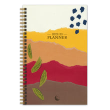 2022-23 PLANNER AGENDA EARTH Artwork #3, A5 Planner, 12 Month Weekly Layout Planner, Choose your starting month, Stickers & Bookmark
