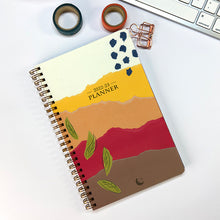 2022-23 PLANNER AGENDA EARTH Artwork #3, A5 Planner, 12 Month Weekly Layout Planner, Choose your starting month, Stickers & Bookmark