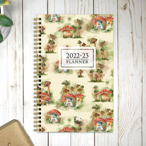 2022-23 PLANNER AGENDA FANTASY WORLD Artwork, A5 Planner, 12 Month Weekly Layout Planner, Choose your starting month, Stickers & Bookmark