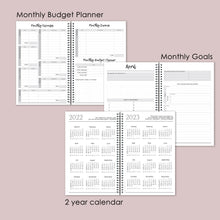2022-23 PLANNER AGENDA EARTH Artwork #3, A5 Planner, 12 Month Weekly Layout Planner, Choose your starting month, Stickers & Bookmark