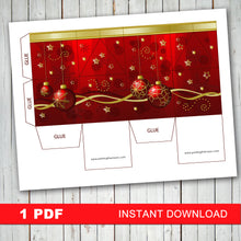 MERRY CHRISTMAS GIFT BOX - DIY Gift for everybody! - Instant Download - PDF - Digital file -Instant Download-
