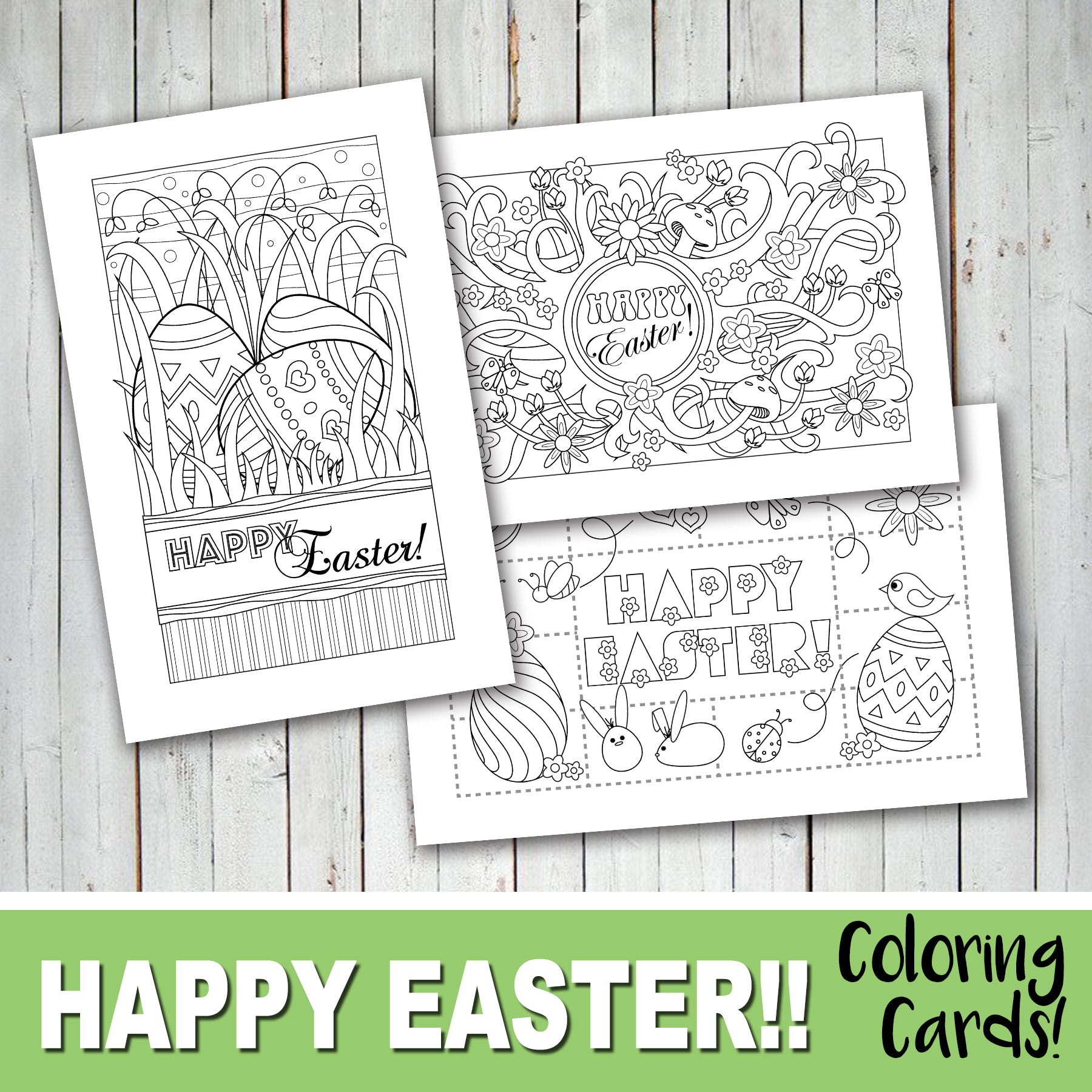 happy-easter-color-in-cards-pdf-file-instant-download-printing-the-moon for Free Printable Easter Cards To Colour HAPPY EASTER Color In Cards - PDF file - Instant Download – Printing The Moon for Free Printable Easter Cards To Colour