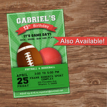 FOOTBALL AND DODGEBALL - Favor Tags - Football party – Digital file