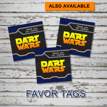 DART GUN WARS Invitation – Collection #2 -Digital file, Dart guns party