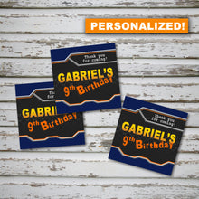 DART GUN WARS - "PERSONALIZED" Favor Tags - Collection #2- Birthday party, Digital