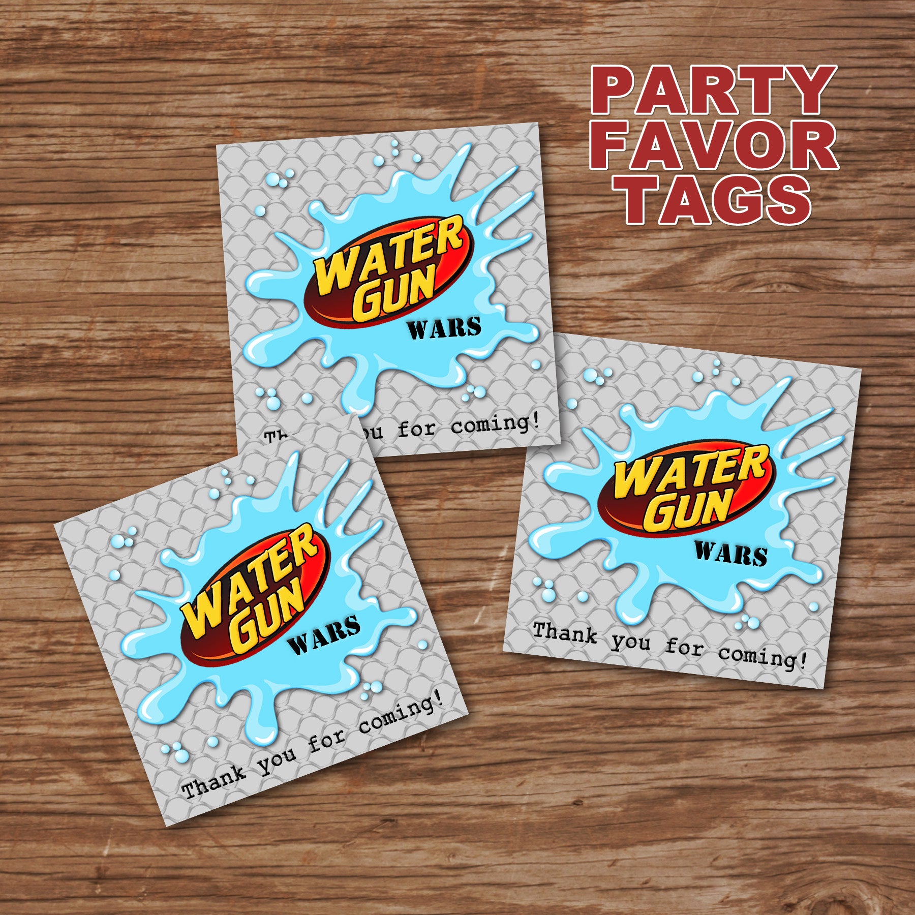water gun wars party