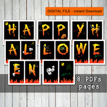 HALLOWEEN BANNER – Halloween Skeleton Party -Digital file -Instant Download-