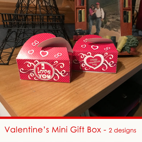 VALENTINE'S DAY Small Chocolate Boxes - PDF file - Instant Download