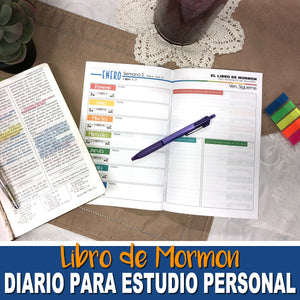 SPANISH-DIARIO PARA EL ESTUDIO DEL LIBRO DE MORMON - Book of Mormon Study Journal