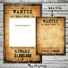 OLDWEST - WILDWEST COWBOY  PHOTO BOOTH SIGN - Cowboy party – Digital file