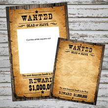 OLDWEST - WILDWEST COWBOY  PHOTO BOOTH SIGN - Cowboy party – Digital file