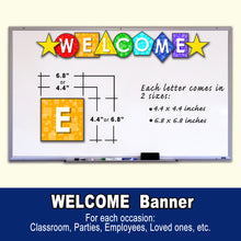 WELCOME BANNER – Basic Shapes, colorful - Digital file - Instant Download-