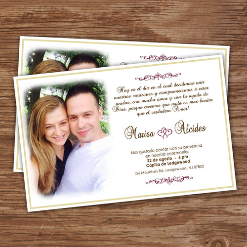 WEDDING  INVITATIONS – Collection #1 - Digital file