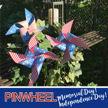 PINWHEEL - MEMORIAL DAY - DIY Patriotic Weekend! - Instant Download