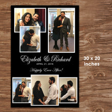 WEDDING WELCOME POSTER - Multi Pictures - Different sizes - Digital file