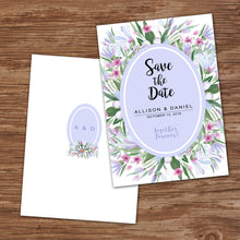 SAVE THE DATE - WATERCOLOR FLOWERS - Printed Wedding Cards