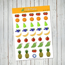 FRUIT BASKET STICKER SHEET - Scrapbook and Planner Sticker Set - Stickers