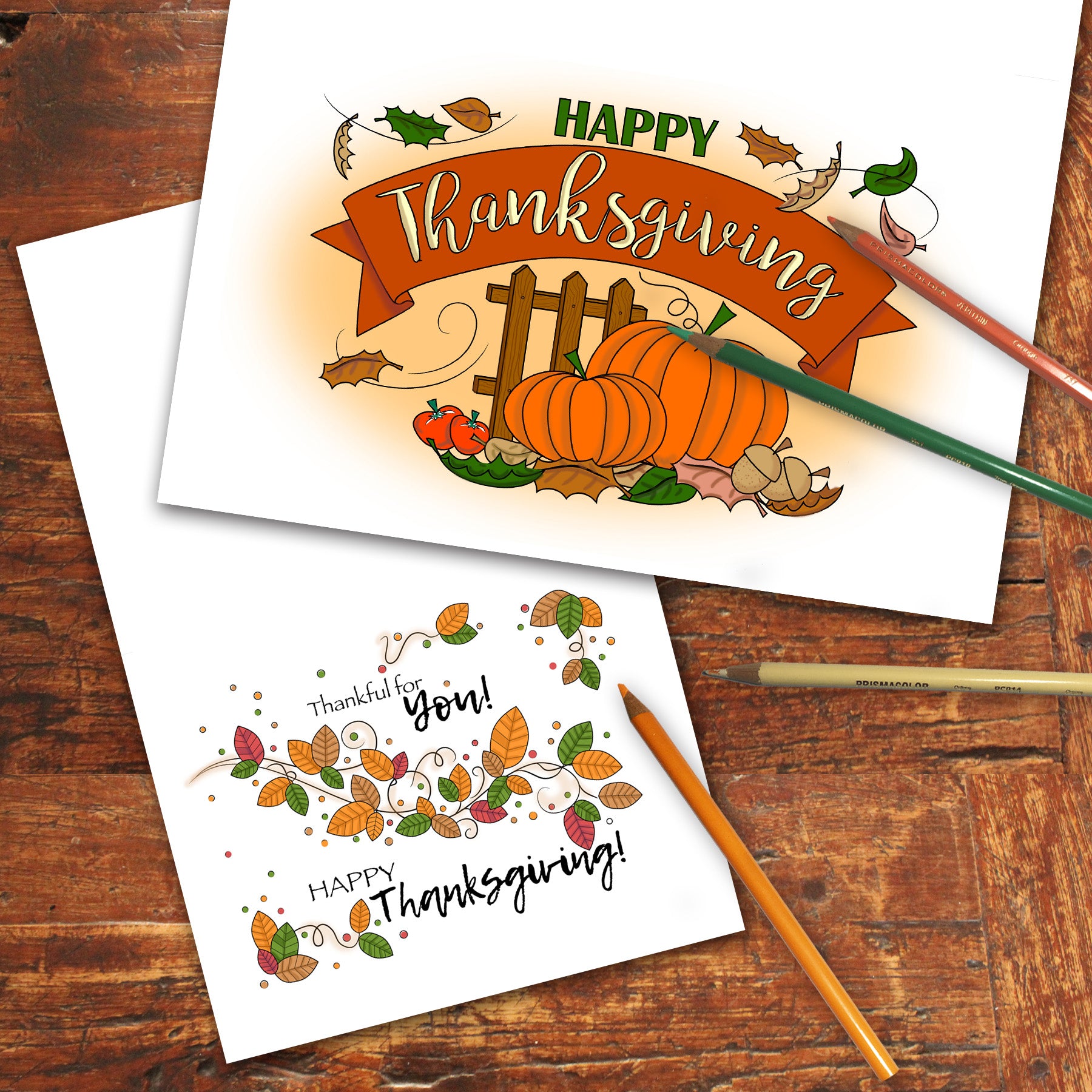 thanksgiving-color-in-cards-happy-thanksgiving-pdf-file-instant-printing-the-moon for Free Printable Thanksgiving Greeting Cards THANKSGIVING Color-In Cards - Happy Thanksgiving - PDF file - Instant – Printing The Moon for Free Printable Thanksgiving Greeting Cards