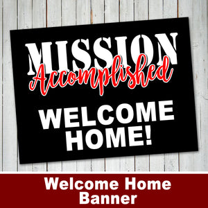 WELCOME HOME BANNER – LDS Missionary Welcome Banner -Digital file - Instant Download-