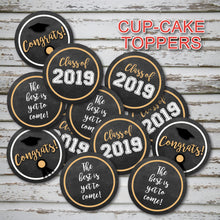 2023 GRADUATION  CUPCAKES TOPPERS - Party item - Digital file - Instant Download - Print it yourself