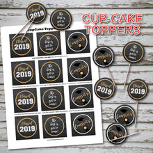 2023 GRADUATION  CUPCAKES TOPPERS - Party item - Digital file - Instant Download - Print it yourself