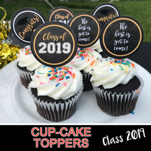 2023 GRADUATION  CUPCAKES TOPPERS - Party item - Digital file - Instant Download - Print it yourself
