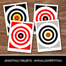SHOOTING TARGETS - Multiple Pages – Shooting Target, Digital file -Instant Download-