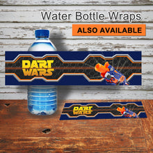 DART GUN WARS - SNACK Tags - Collection #2 - Birthday party, Digital -Instant Download-